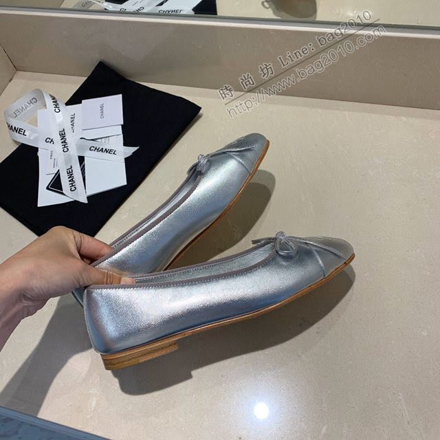 Chanel女鞋 香奈兒頂級芭蕾舞鞋 Chanel羊皮舒適平底鞋  naq1071